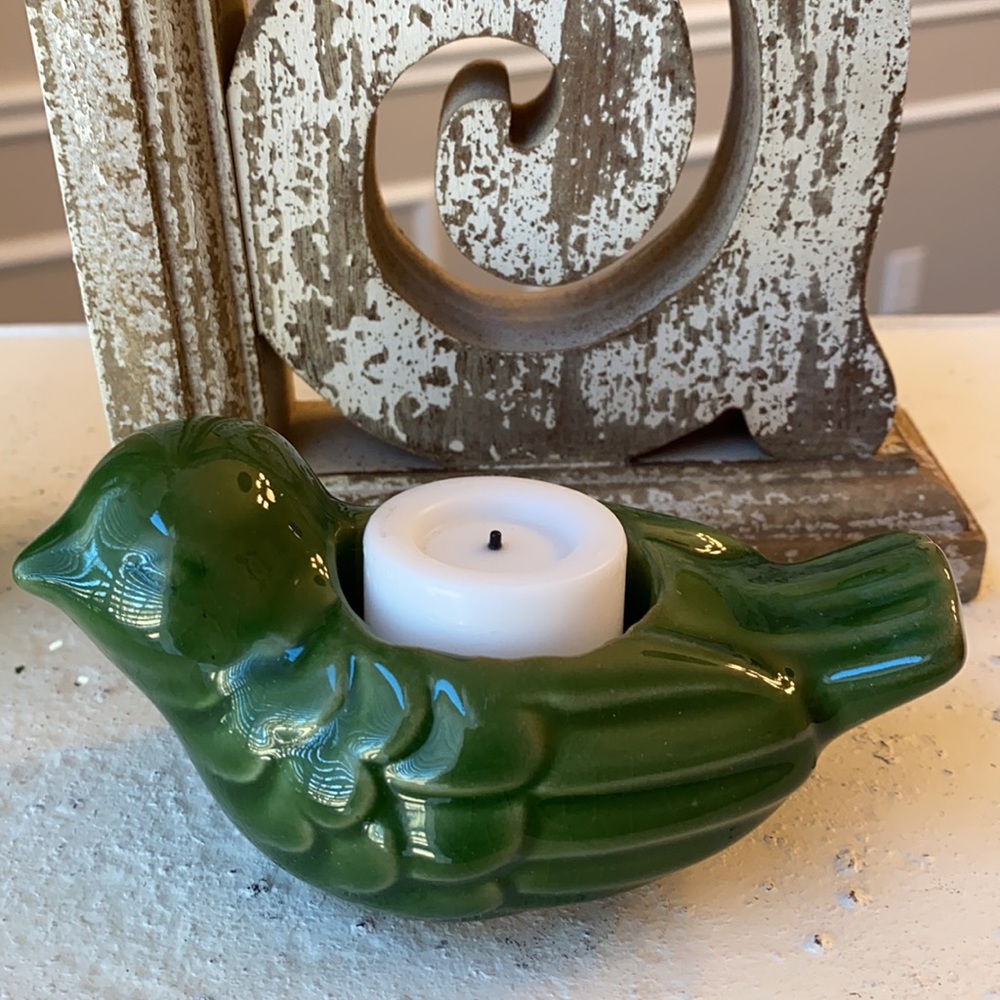 ❌SOLD Ceramic Bird Votive Holder - Picture 5 of 8